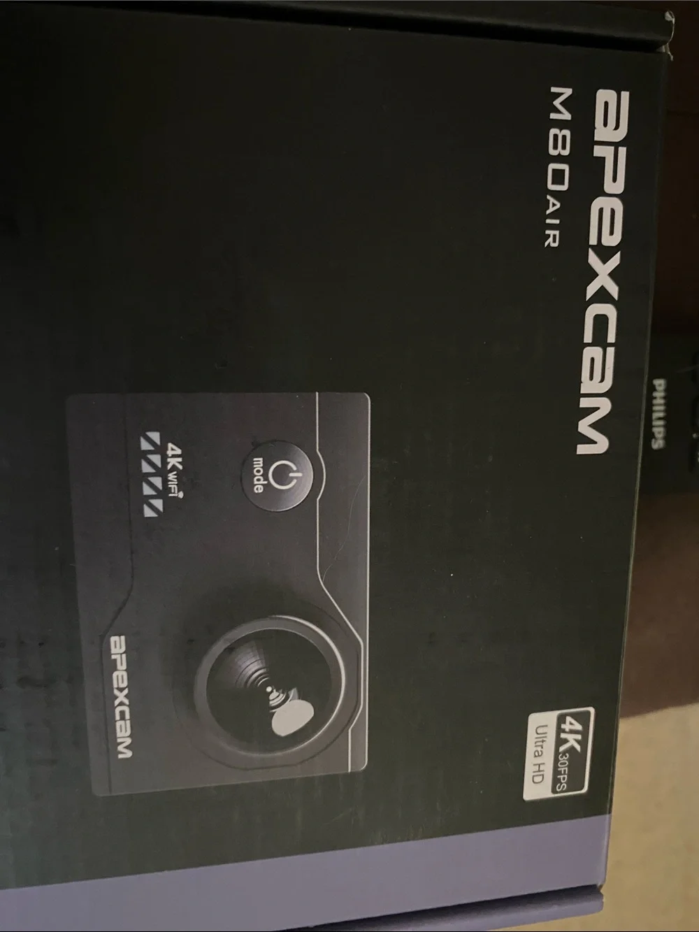 Apex M80 Air 4K Action Camera - Black